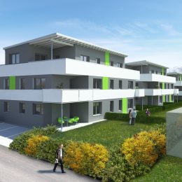 Wohnglück mit Fernblick - wohnbaugefördert - Wohnungen in Mauthausen mit Ruhelage - Eigentumswohnungen - Wohnen im Eigentum - Massivbauweise - Toplage - Ruhelage