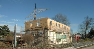 Aufstockung mit Holz-Riegel-Wände - Holzbau - Riegelbau - Hentschläger Holzbau - Hentschläger Zimmerei