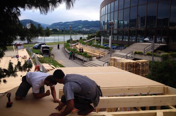 Strandbar Sandburg Linz - Hentschläger Bau GmbH