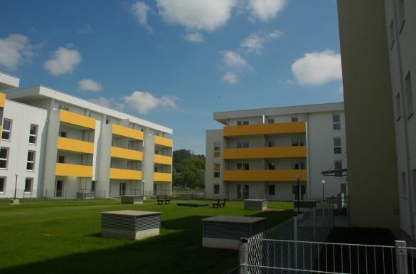 Wohnanlage Landwohnpark Gusenfeld in St. Georgen/G. - Hentschläger Bau GmbH - Baufirma in Langenstein