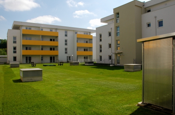 Wohnanlage Landwohnpark Gusenfeld in St. Georgen/G. - Hentschläger Bau GmbH - Baufirma in Langenstein