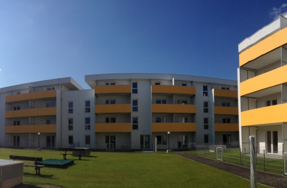 Wohnanlage Landwohnpark Gusenfeld in St. Georgen/G. - Hentschläger Bau GmbH - Baufirma in Langenstein