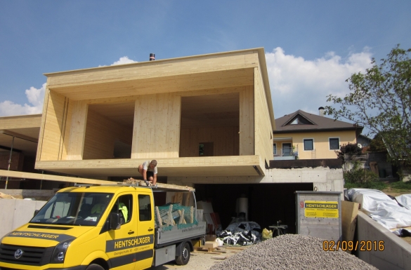 Einfamilienhaus Wartberg - Hentschläger Holzbau - Baufirma in Langenstein