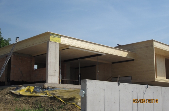 Einfamilienhaus Wartberg - Hentschläger Holzbau - Baufirma in Langenstein