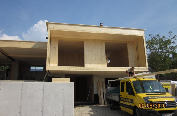 Einfamilienhaus Wartberg - Hentschläger Holzbau - Baufirma in Langenstein