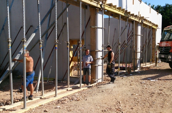Abbruch u. Neubau Wirtschaftstrakt u. Wohntrakt- Hentschläger Holzbau - Baufirma in Perg