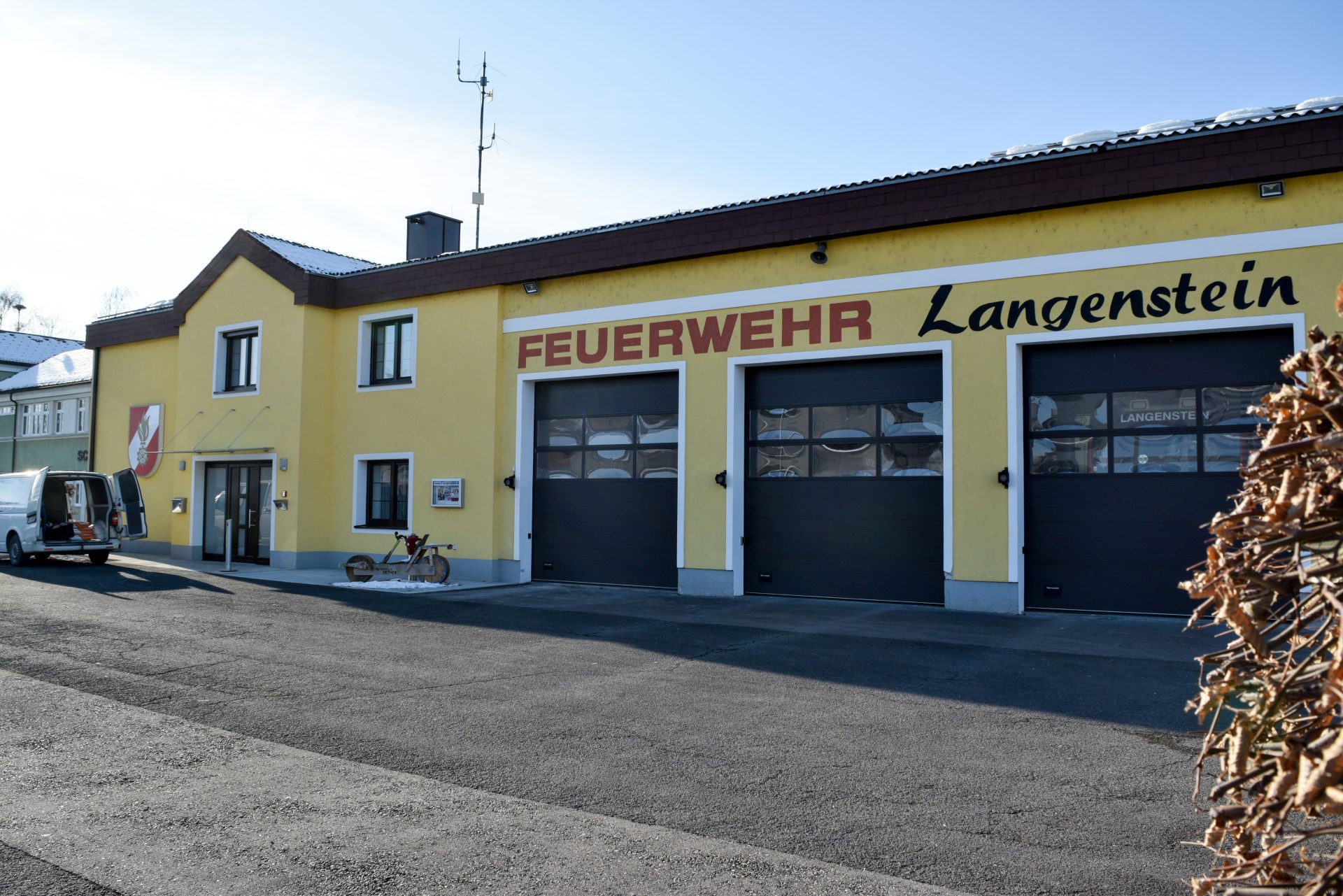 Neubau der Lagerhalle - Freiwillige Feuerwehr Langenstein- Hentschläger Hochbau - Kommunalbau