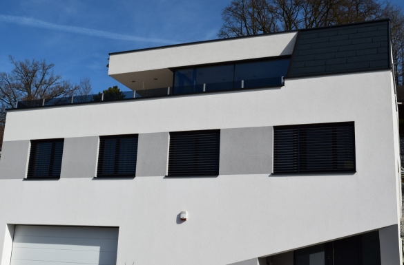 Hentschläger Privatbau - Einfamilienhaus in Perg - Baufirma in Langenstein - Wir bauen Ihr Haus!