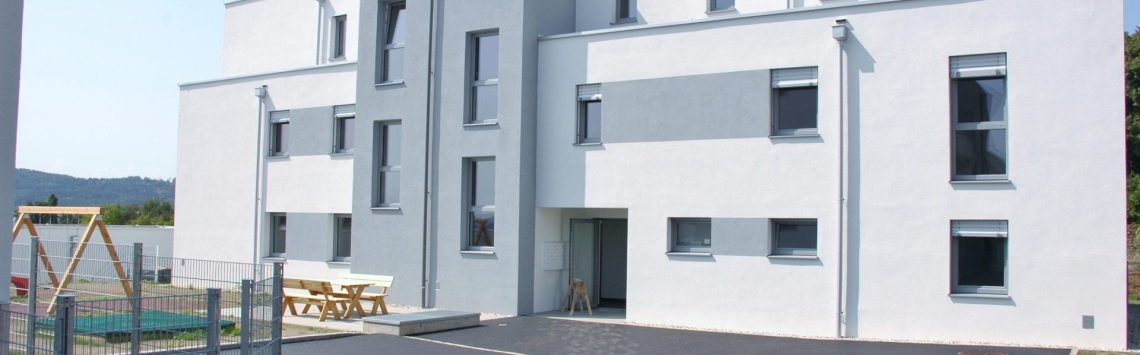 Haus A Eingang GallNEUwohnen - Hentschläger Immobilien - Wohnung kaufen - Eigentumswohnungen in Gallneukirchen - Wohnhäuser - Wohnkomplex - Wohnungen - Wohnqualität
