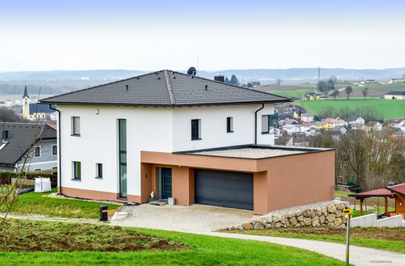 Einfamilienhaus in St. Georgen/Gusen - Hentschläger Privatbau - Baufirma in Perg - Wir bauen Ihr Haus!