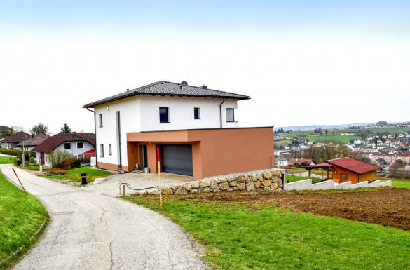 Einfamilienhaus in St. Georgen/Gusen - Hentschläger Privatbau - Baufirma in Perg - Wir bauen Ihr Haus!