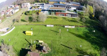 Luftaufnahme Richtung Bildungshaus