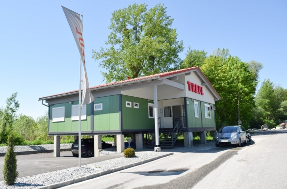 Gewerbebau Kieswerke Treul - Hentschläger Bau GmbH - Baufirma in Langenstein
