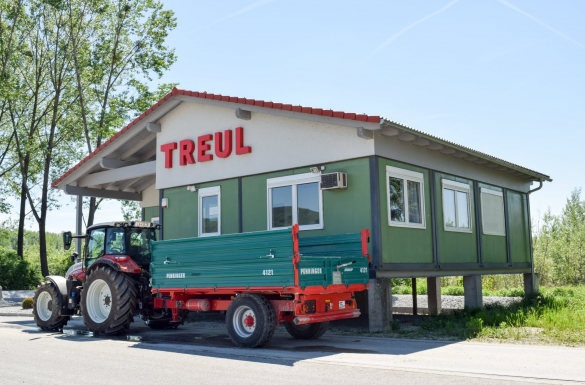 Gewerbebau Kieswerke Treul - Hentschläger Bau GmbH - Baufirma in Langenstein