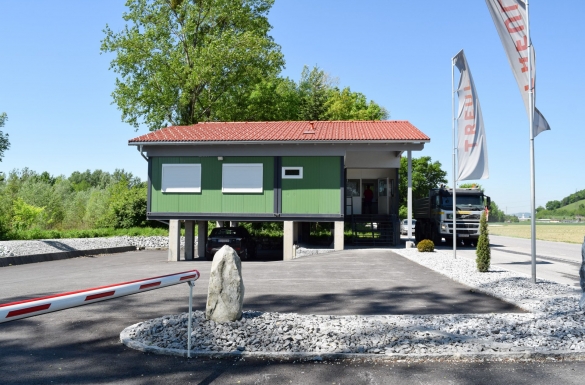 Gewerbebau Kieswerke Treul - Hentschläger Bau GmbH - Baufirma in Langenstein
