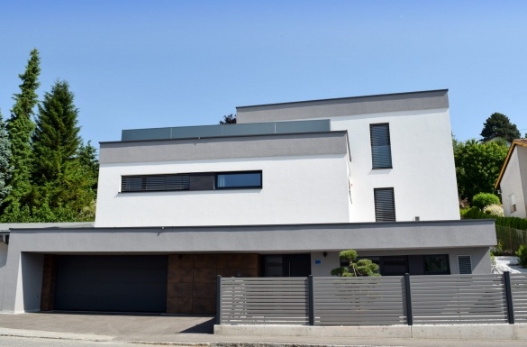 Einfamilienhaus in Mauthausen - Privathaus - Hentschläger Bau GmbH - Baufirma in Langenstein - Wir bauen Ihr Haus!