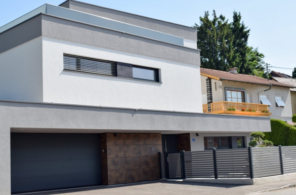 Einfamilienhaus in Mauthausen - Privathaus - Hentschläger Bau GmbH - Baufirma in Langenstein - Wir bauen Ihr Haus!