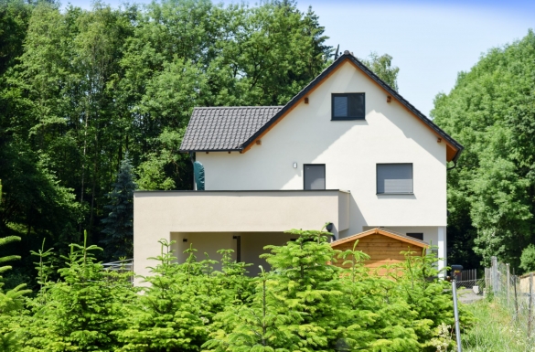 Einfamilienhaus in Langenstein - Privathaus - Hentschläger Bau GmbH - Baufirma in Langenstein - Wir bauen Ihr Haus!