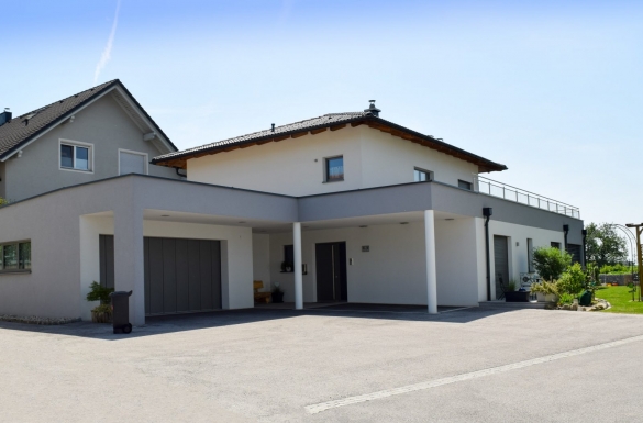 Einfamilienhaus in Luftenberg - Privathaus - Hentschläger Bau GmbH - Baufirma in Langenstein - Wir bauen Ihr Haus!
