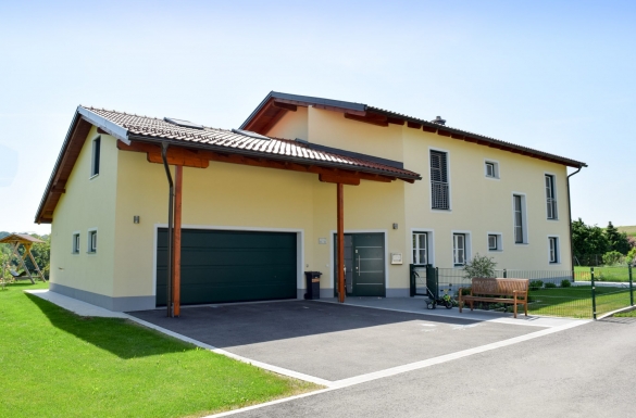 Einfamilienhaus in St. Georgen/Gusen - Privathaus - Hentschläger Bau GmbH - Baufirma in Langenstein - Wir bauen Ihr Haus!