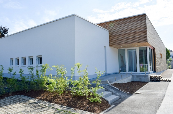 Kinderbetreuungszentrum - Neuromed Campus - Hentschläger Holzbau - Zimmerei - Baufirma in Perg