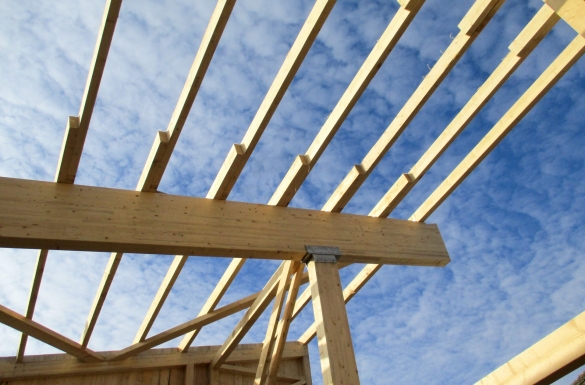 Dachstuhl Münzbach - Hentschläger Holzbau - Zimmerei - Baufirma in Langenstein