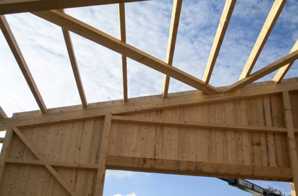 Dachstuhl Münzbach - Hentschläger Holzbau - Zimmerei - Baufirma in Langenstein