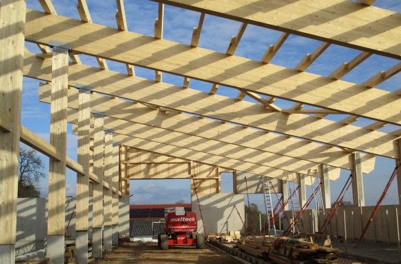 Dachstuhl Münzbach - Hentschläger Holzbau - Zimmerei - Baufirma in Langenstein