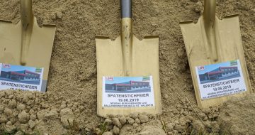 Spatenstich SPS in St. Valentin - Büro- und Hallenerweiterung