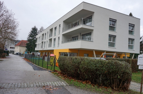 Eigentumswohnungen und Krabbelstube in St. Georgen an der Gusen - Hentschläger Bau GmbH - Baufirma in Langenstein Eigentumswohnungen und Krabbelstube in St. Georgen an der Gusen - Hentschläger Bau GmbH - Baufirma in Langenstein