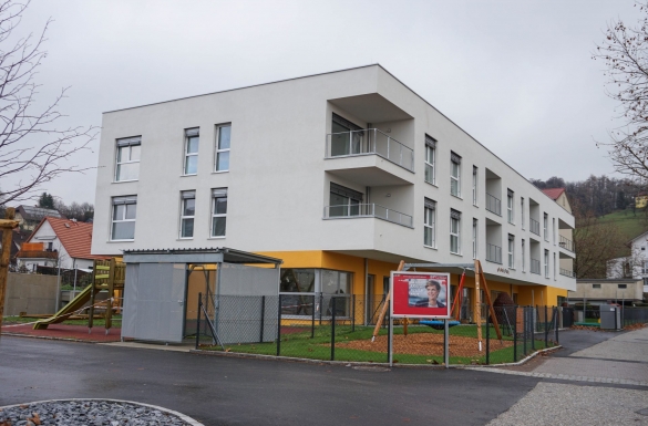 Eigentumswohnungen und Krabbelstube in St. Georgen an der Gusen - Hentschläger Bau GmbH - Baufirma in Langenstein Eigentumswohnungen und Krabbelstube in St. Georgen an der Gusen - Hentschläger Bau GmbH - Baufirma in Langenstein