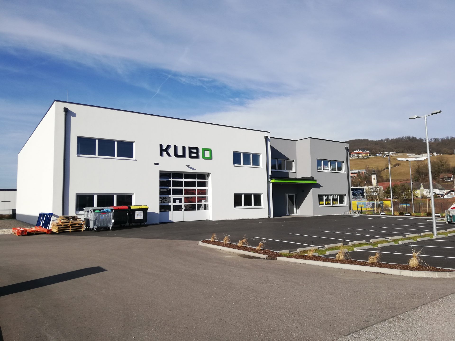 Kubo Bürogebäude - Neubau - Hentschläger Bau GmbH - Baufirma in Langenstein - Hentschläger Bau GmbH - Hochbau - Bauunternehmen Perg