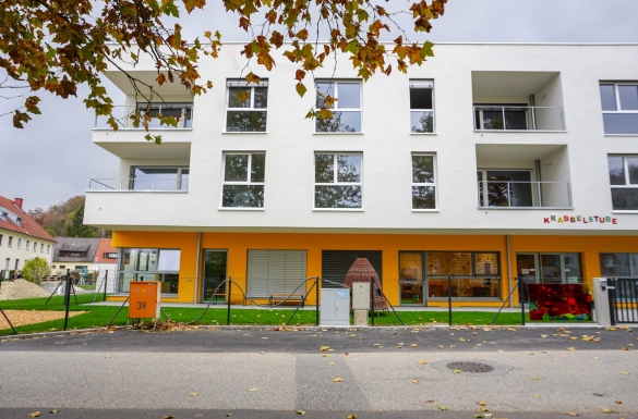Eigentumswohnungen und Krabbelstube in St. Georgen an der Gusen - Hentschläger Bau GmbH - Baufirma in Langenstein Eigentumswohnungen und Krabbelstube in St. Georgen an der Gusen - Hentschläger Bau GmbH - Baufirma in Langenstein
