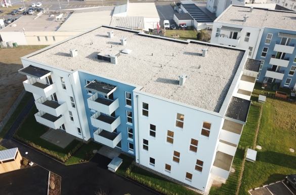 Wohnhaus Mietwohnungen in Luftenberg - Hentschläger Bau GmbH - Baufirma in Langenstein