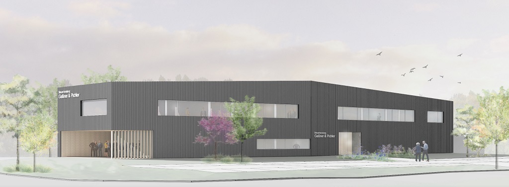 Bürogebäude in Perg - Hentschläger Bau GmbH - Baufirma in Langenstein