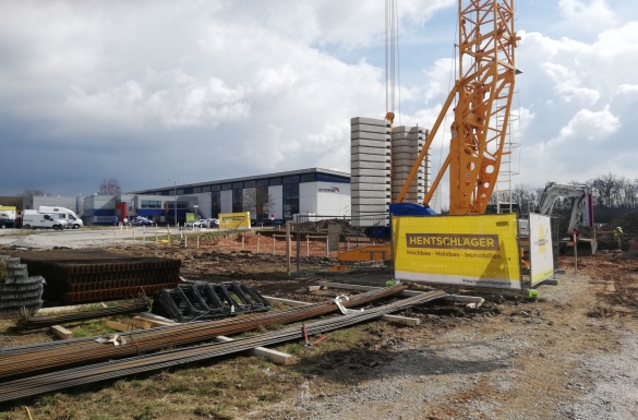 Bürogebäude in Perg - Hentschläger Bau GmbH - Baufirma in Langenstein