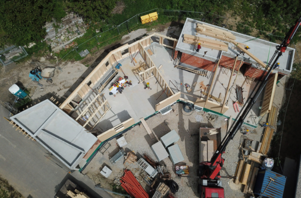 Holzriegelbau in Langenstein - Hentschläger Holzbau - Zimmerei - Baufirma in Langenstein/Mauthausen