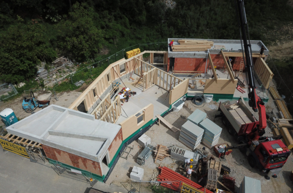 Holzriegelbau in Langenstein - Hentschläger Holzbau - Zimmerei - Baufirma in Langenstein/Mauthausen
