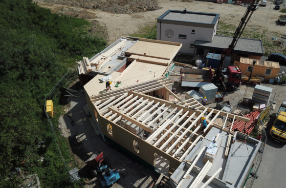 Holzriegelbau in Langenstein - Hentschläger Holzbau - Zimmerei - Baufirma in Langenstein/Mauthausen