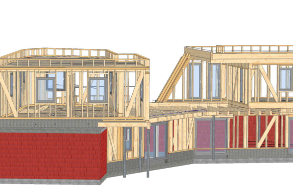 Holzriegelbau in Langenstein - Hentschläger Holzbau - Zimmerei - Baufirma in Langenstein/Mauthausen