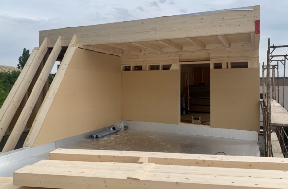 Holzriegelbau in Langenstein - Hentschläger Holzbau - Zimmerei - Baufirma in Langenstein/Mauthausen