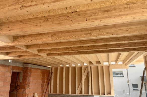 Holzriegelbau in Langenstein - Hentschläger Holzbau - Zimmerei - Baufirma in Langenstein/Mauthausen