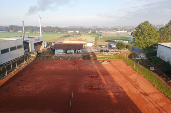 Tennisplatz in Langenstein - Hentschläger Bau GmbH