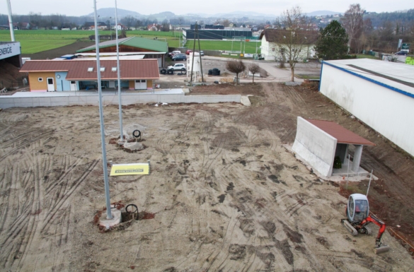Tennisplatz in Langenstein - Hentschläger Bau GmbH