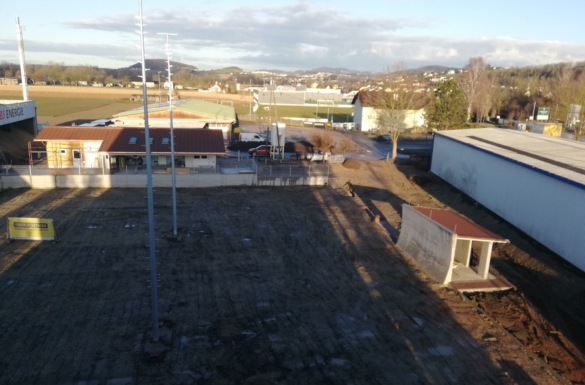 Tennisplatz in Langenstein - Hentschläger Bau GmbH