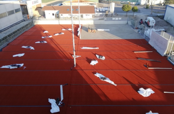 Tennisplatz in Langenstein - Hentschläger Bau GmbH