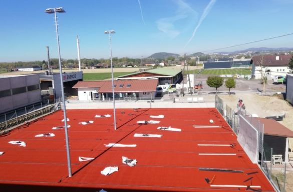 Tennisplatz in Langenstein - Hentschläger Bau GmbH