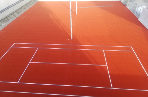 Tennisplatz in Langenstein - Hentschläger Bau GmbH