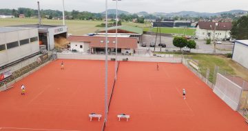 Tennisplatz in Langenstein - Hochbau - Hentschläger Bau GmbH - Baufirma Perg