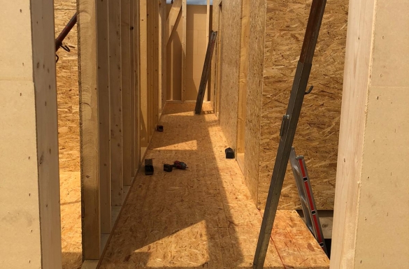 Holzriegelbau Einfamilienhaus - Hentschläger Bau GmbH - Hentschläger Zimmerei